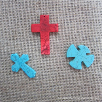 Крест подвеска, Мода бирюзовый крест